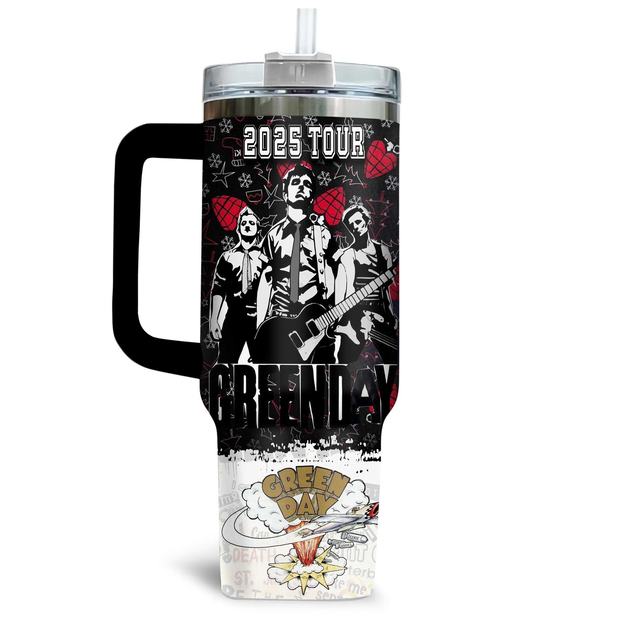 Green Day Tour 2025 Don't Wanna Be An American Idiot Stanley Tumbler Green Day Tour 2025 Don't Wanna Be An American Idiot Stanley Tumbler