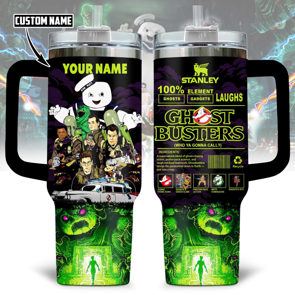 Ghostbusters Who Ya Gonna Call Personalized Stanley Tumbler