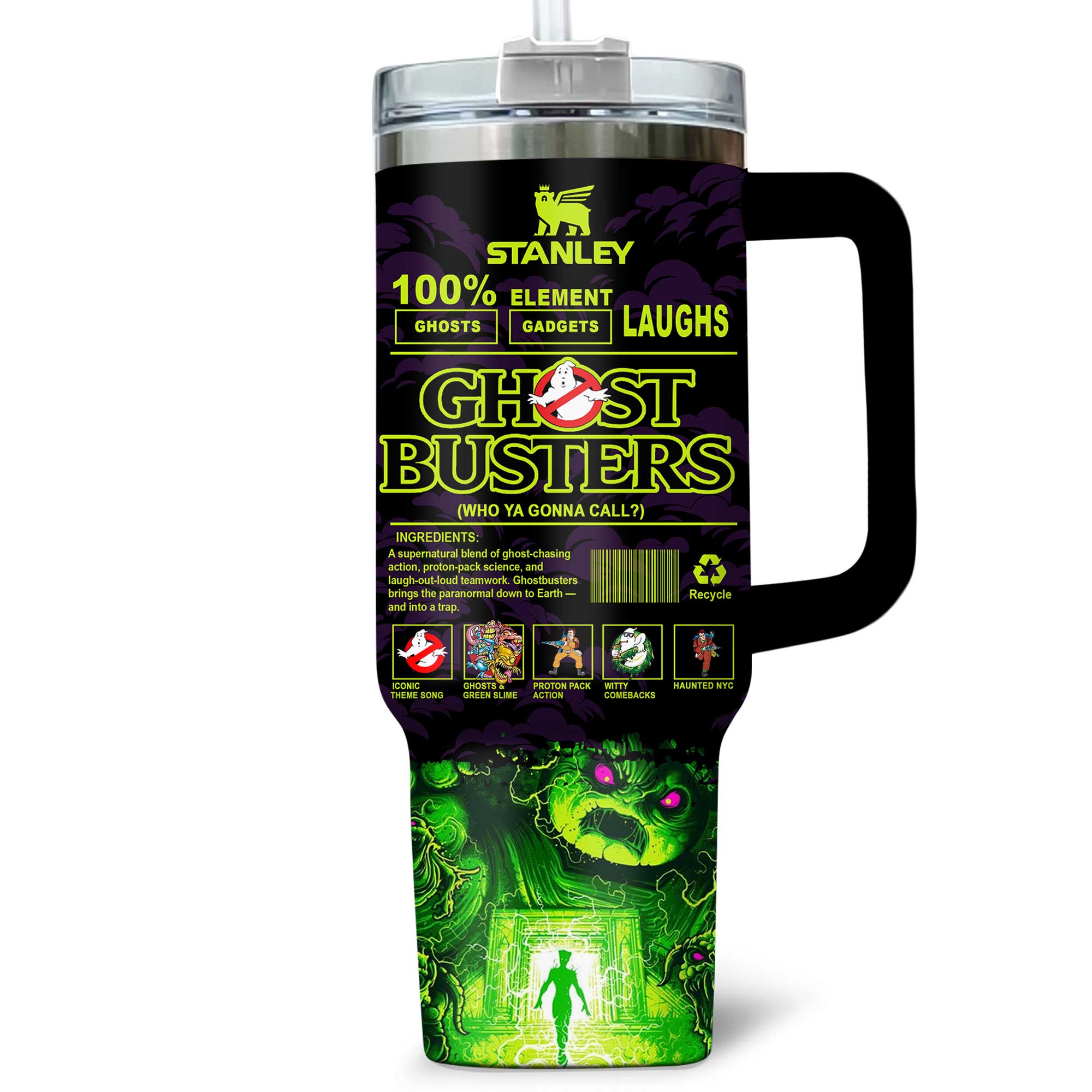 Ghostbusters Who Ya Gonna Call Personalized Stanley Tumbler Ghostbusters Who Ya Gonna Call Personalized Stanley Tumbler