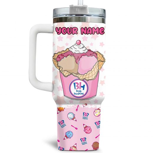 Baskin Robbins 2025 Custom Name Stanley Tumbler