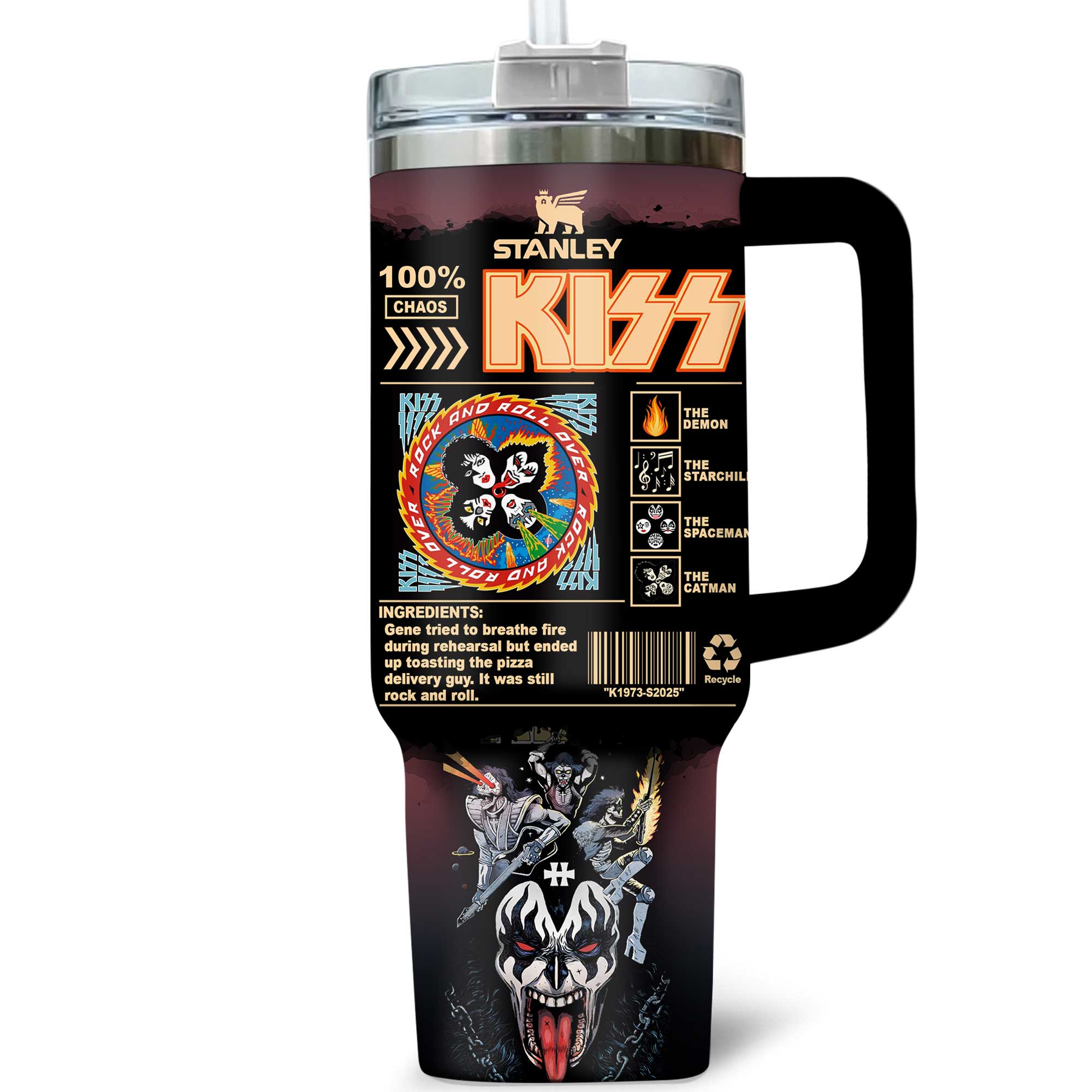 Kiss Band 2025 Gift For Fans Customized Stanley Tumbler Kiss Band 2025 Gift For Fans Customized Stanley Tumbler