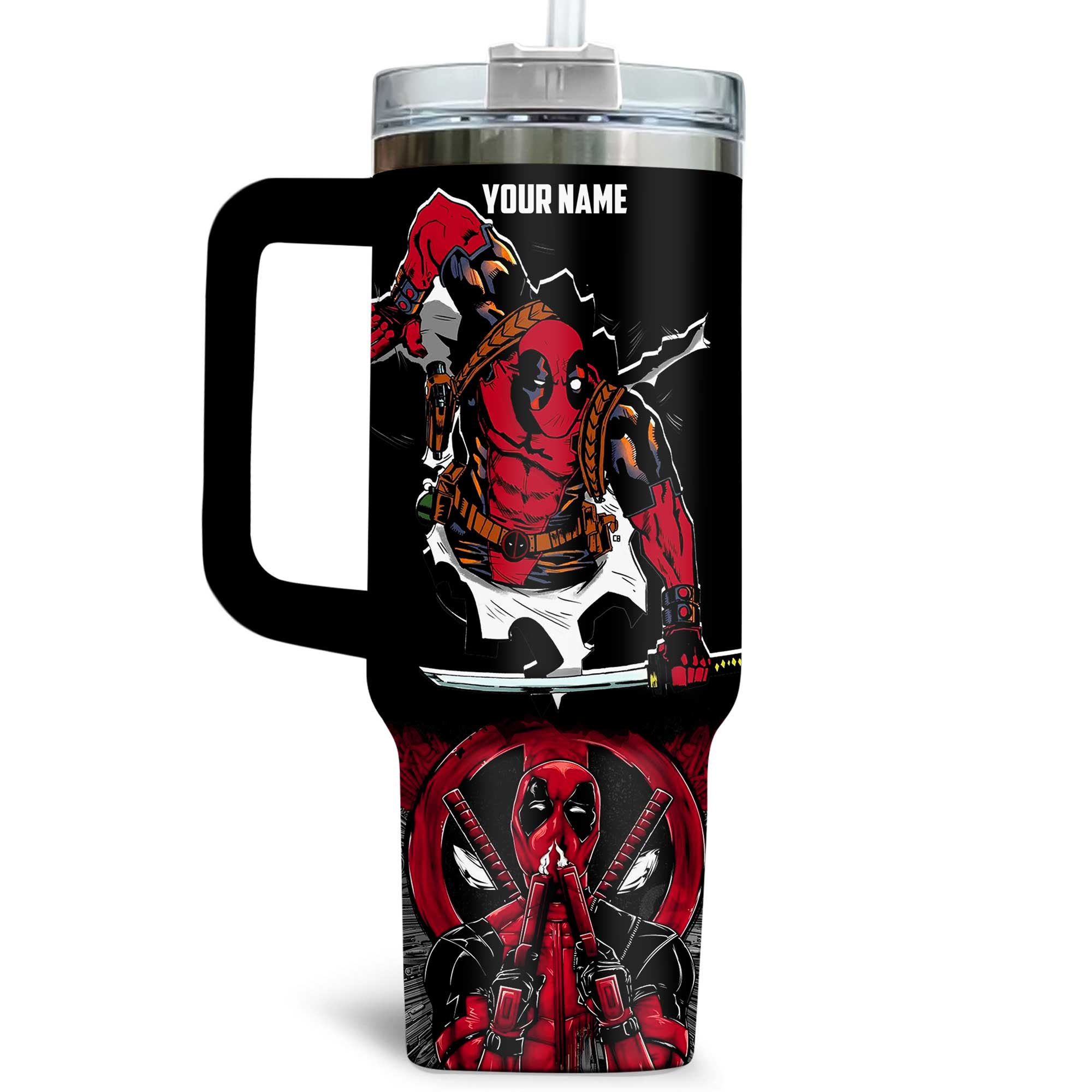 Deadpool Marvel Studio New Custom Name Stnaley Tumbler Deadpool Marvel Studio New Custom Name Stnaley Tumbler