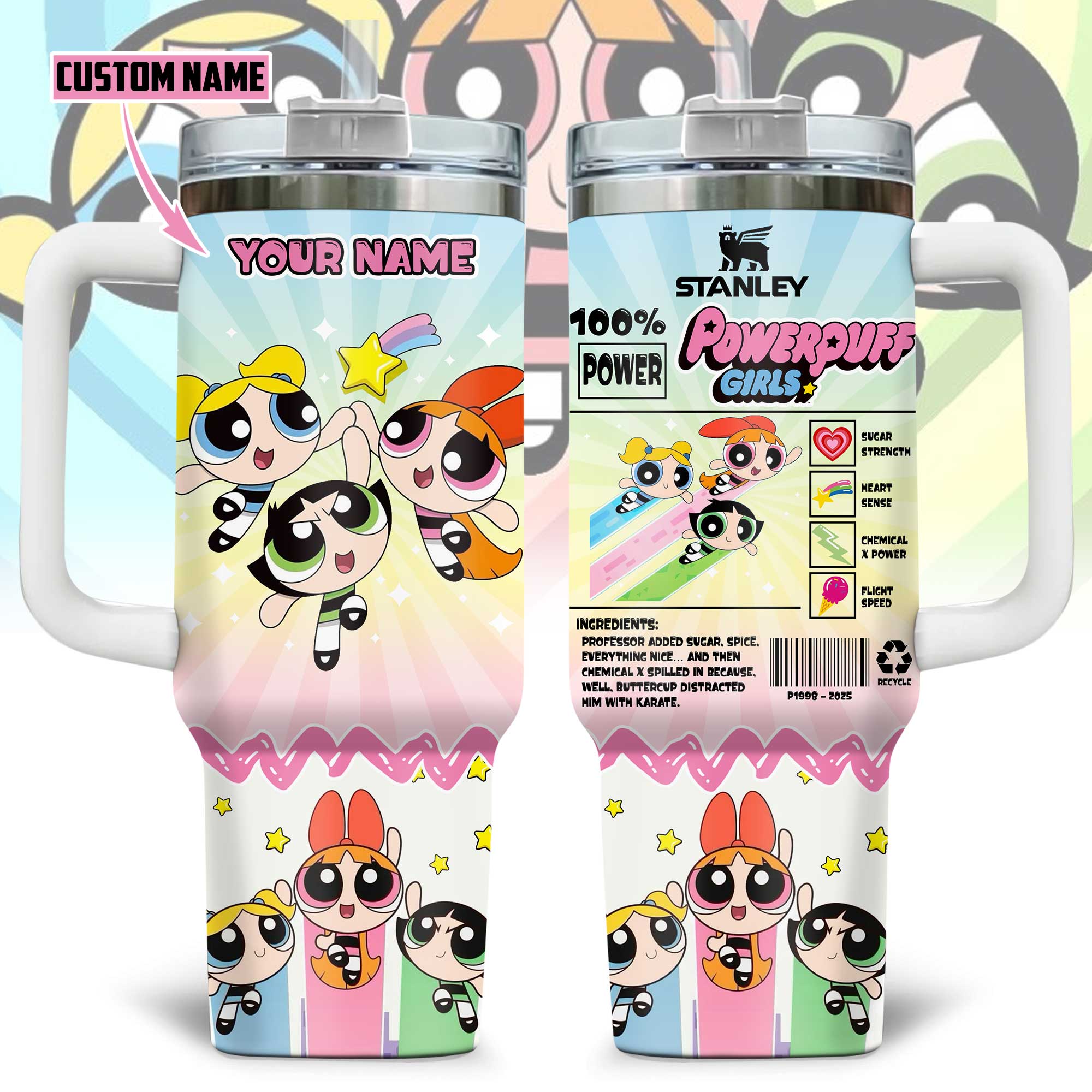 The Powerpuff Girls 2025 Gift For Fans Customized Stanley Tumbler The Powerpuff Girls 2025 Gift For Fans Customized Stanley Tumbler