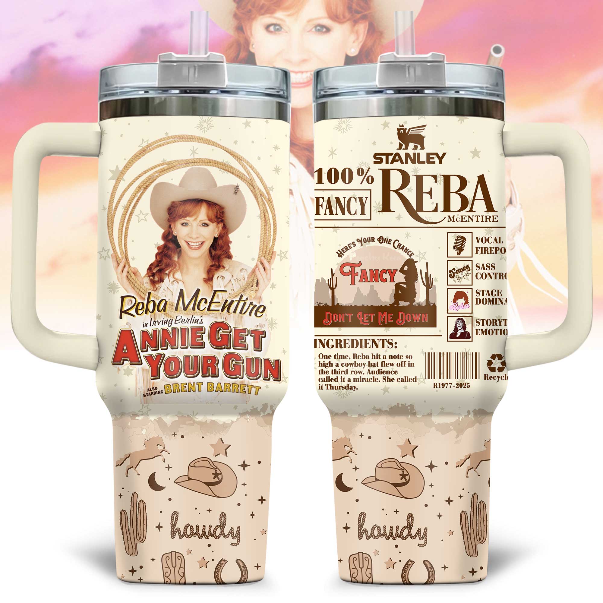 Reba McEntire 2025 Live In Concert Stanley Tumbler Reba McEntire 2025 Live In Concert Stanley Tumbler