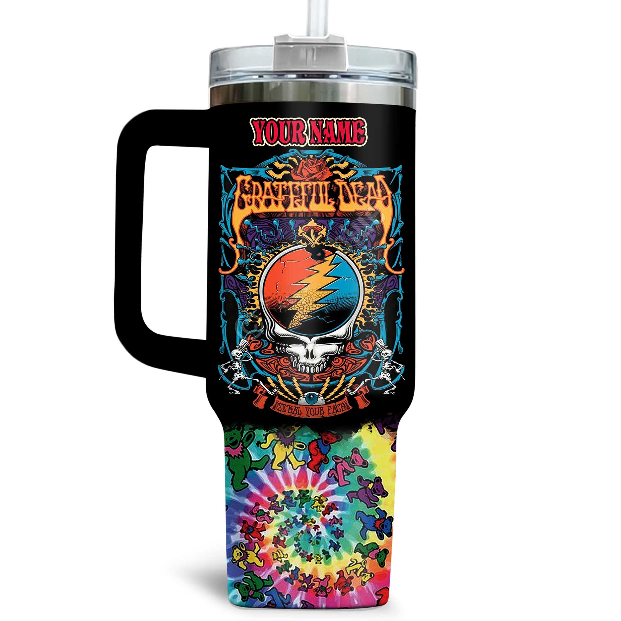 Stealie "GRATEFUL DEAD" Limited Edition Stanley Tumbler Stealie "GRATEFUL DEAD" Limited Edition Stanley Tumbler