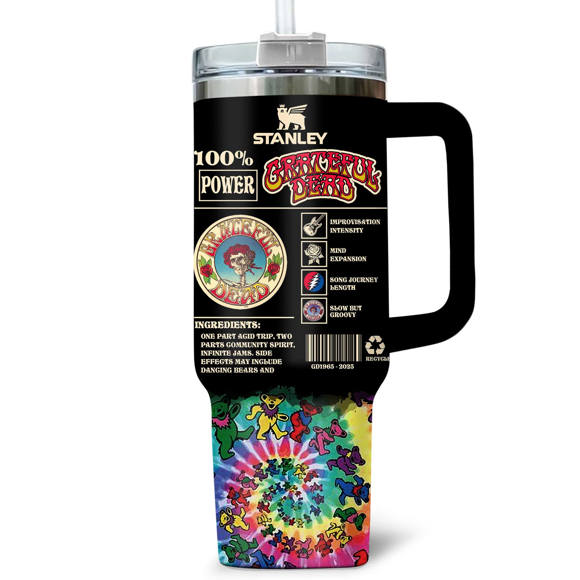 Stealie "GRATEFUL DEAD" Limited Edition Stanley Tumbler Stealie "GRATEFUL DEAD" Limited Edition Stanley Tumbler