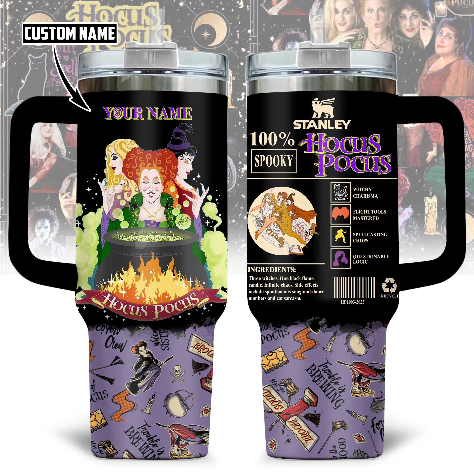 Hocus Pocus New 2025 Special Stanley Tumbler Hocus Pocus New 2025 Special Stanley Tumbler