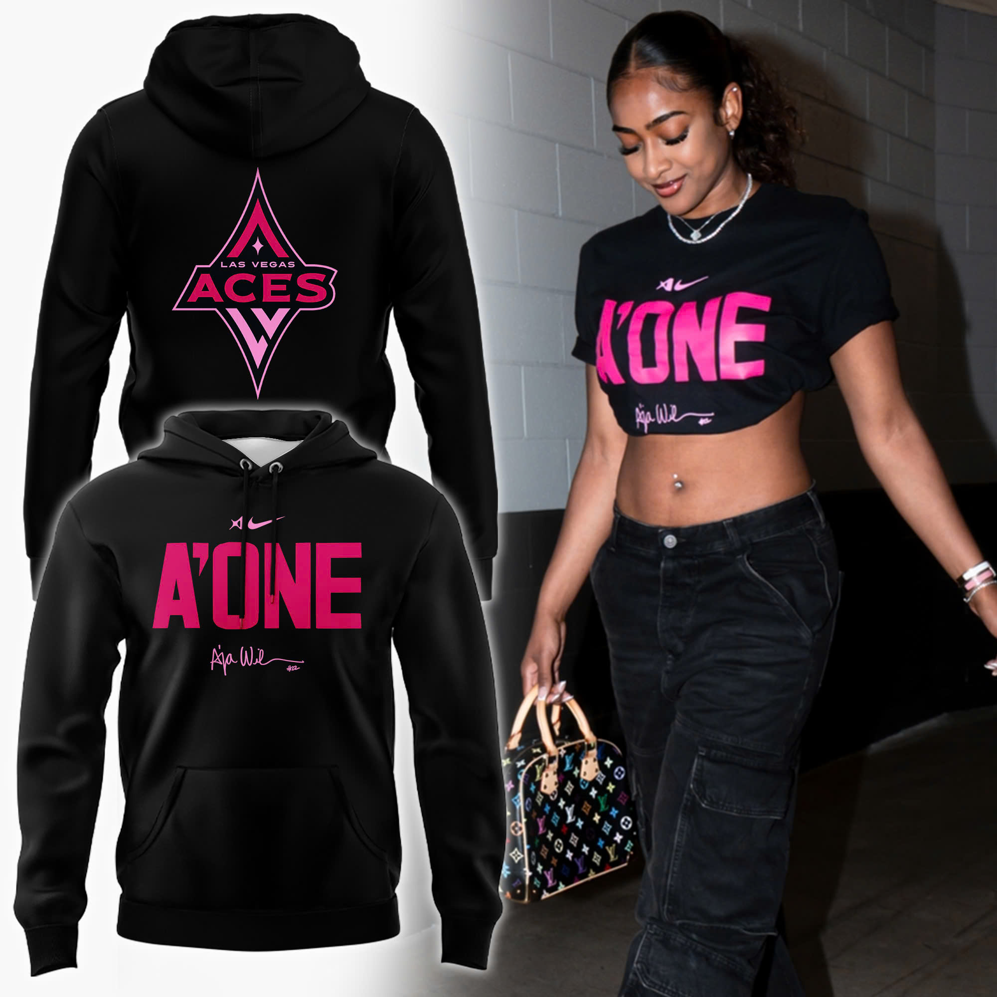 Las Vegas Aces Special New AâÂÂONE Hoodie Las Vegas Aces Special New AâÂÂONE Hoodie