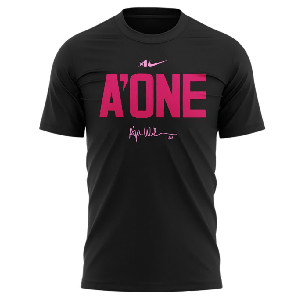 Las Vegas Aces x A’ja Wilson “A’ONE” 2025 Black Shirt