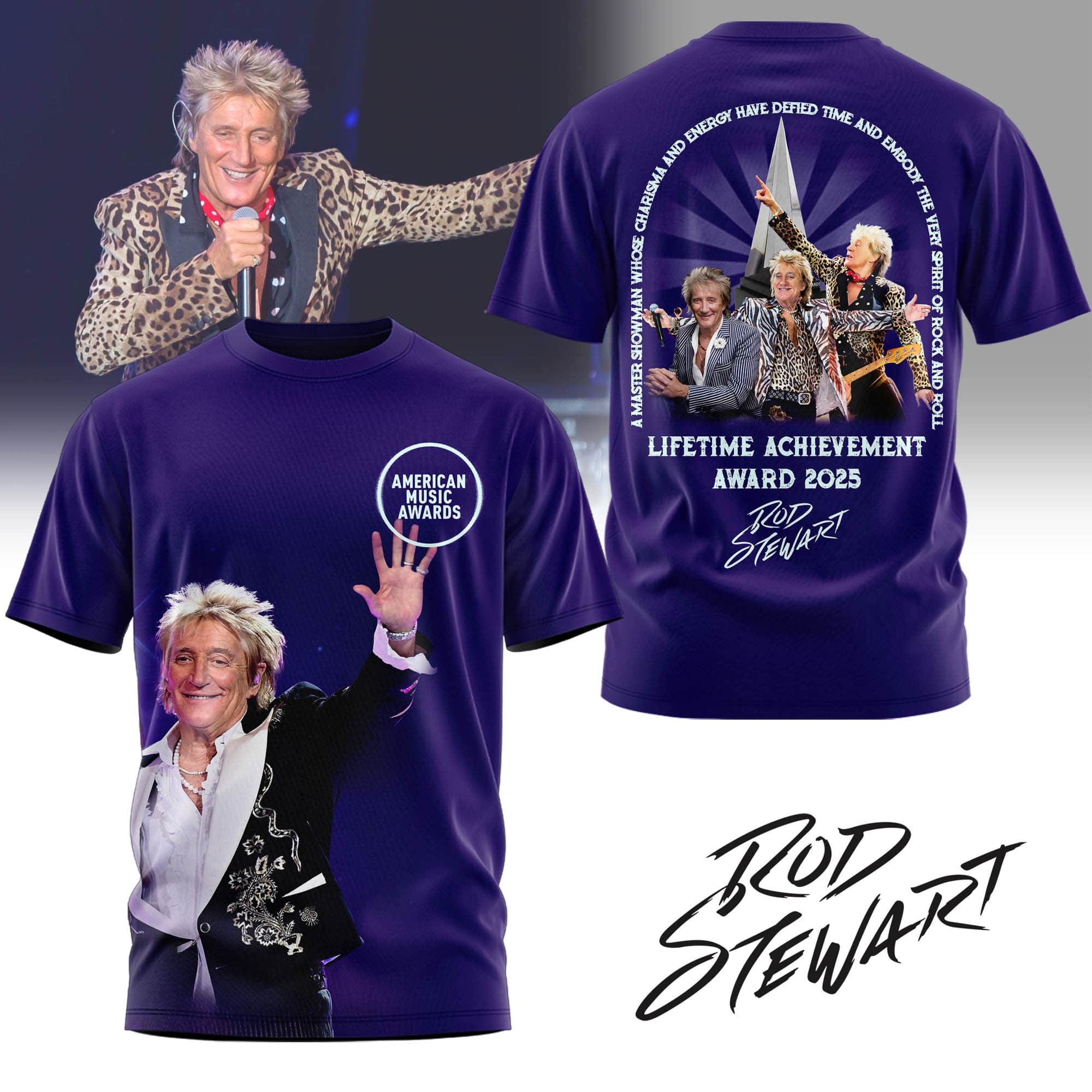 Rod Stewart Life Time Achievent Award 2025 Shirt Rod Stewart Life Time Achievent Award 2025 Shirt