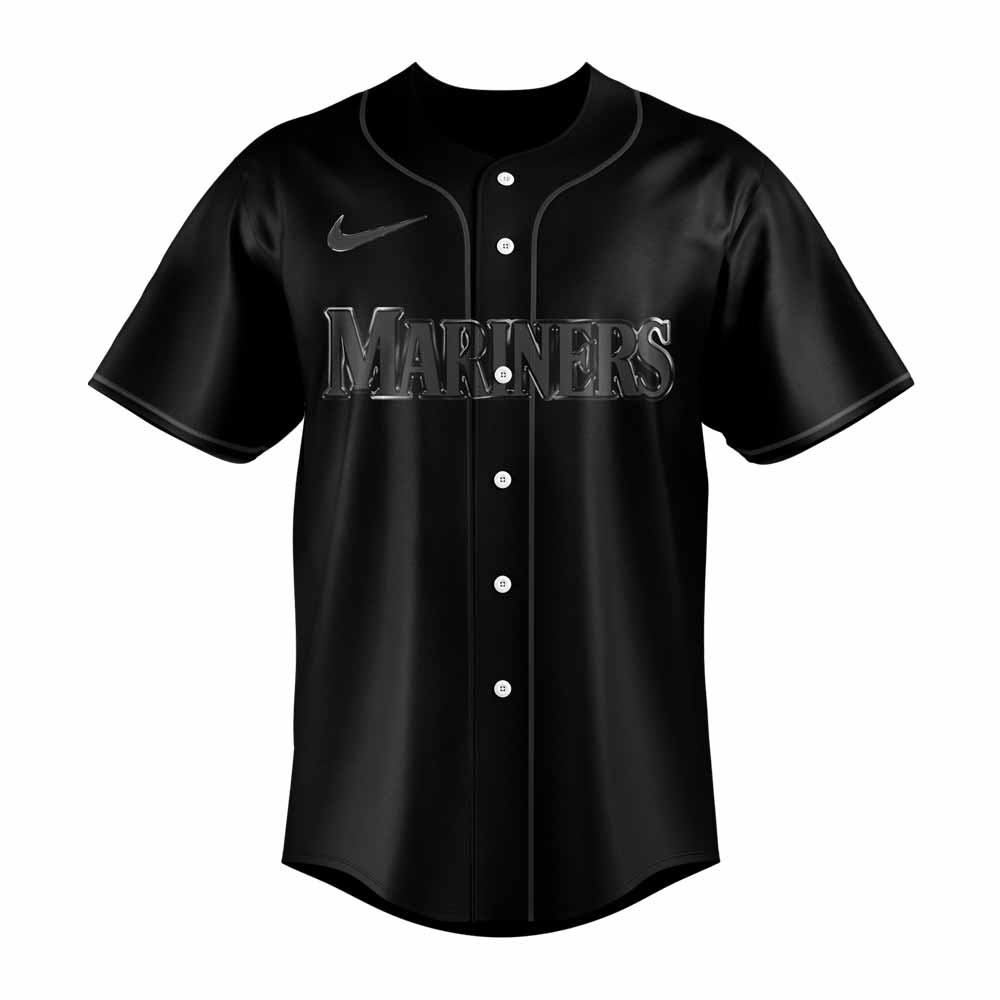 Seattle Mariners Back In Black Limited Edition Jersey Seattle Mariners Back In Black Limited Edition Jersey