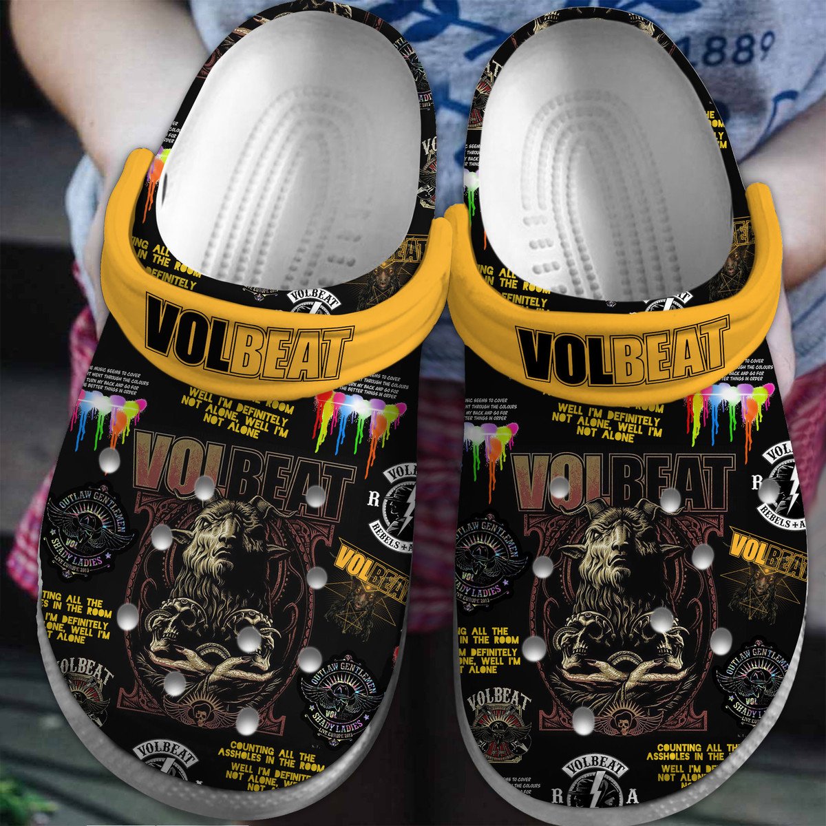 Volbeat Limited Edition Crocs Shoes Volbeat Limited Edition Crocs Shoes