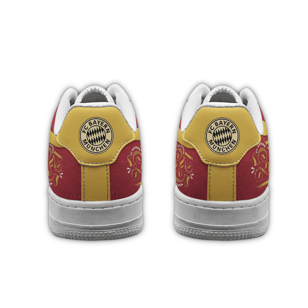FC Bayern Munich Mia San Mia 2025 Premium Air Force 1 Sneakers FC Bayern Munich Mia San Mia 2025 Premium Air Force 1 Sneakers