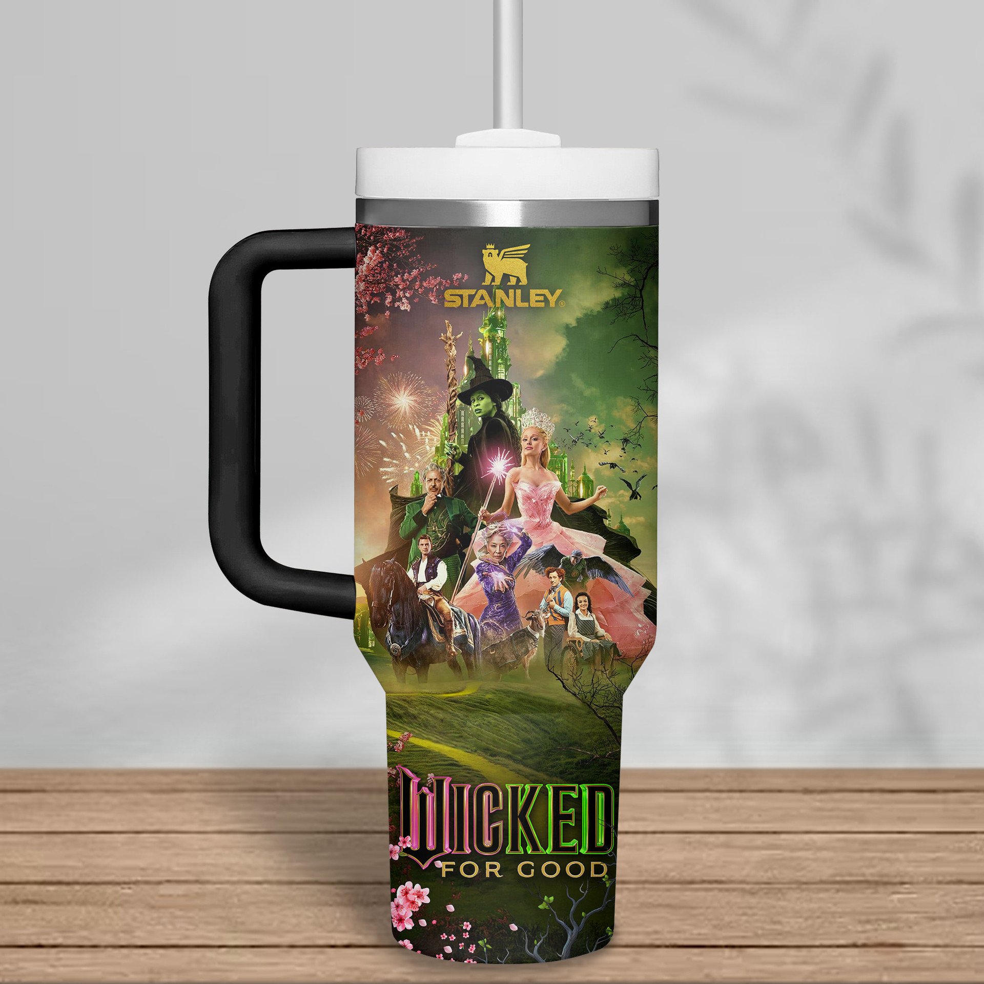"WICKED FOR GOOD" Custom Name Stanley Tumbler "WICKED FOR GOOD" Custom Name Stanley Tumbler
