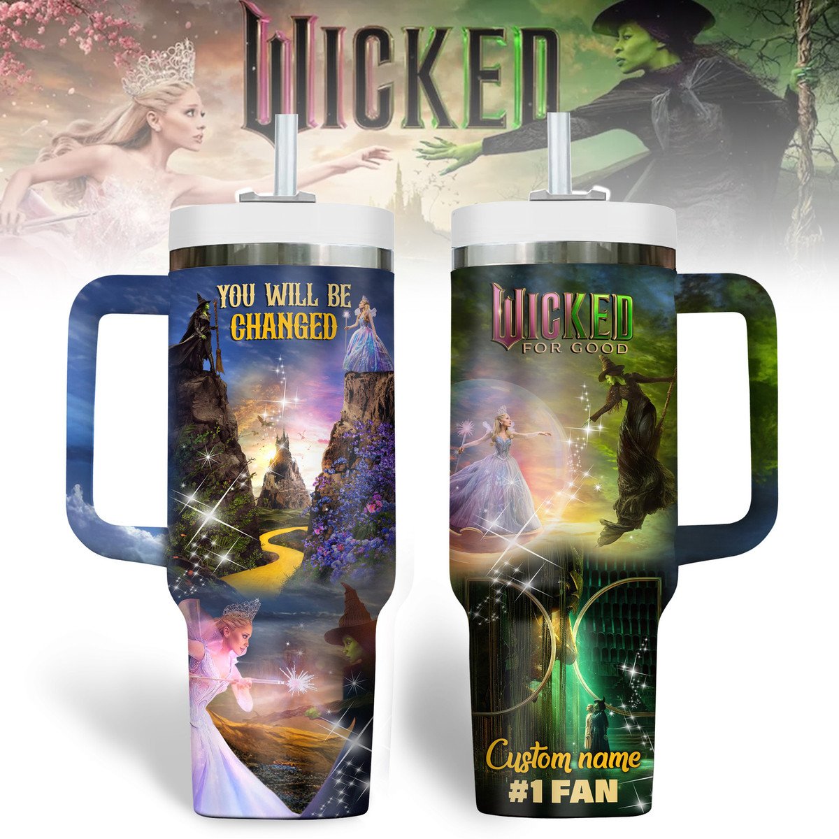 Wicked For Good 2025 New Premium Stanley Tumbler Wicked For Good 2025 New Premium Stanley Tumbler