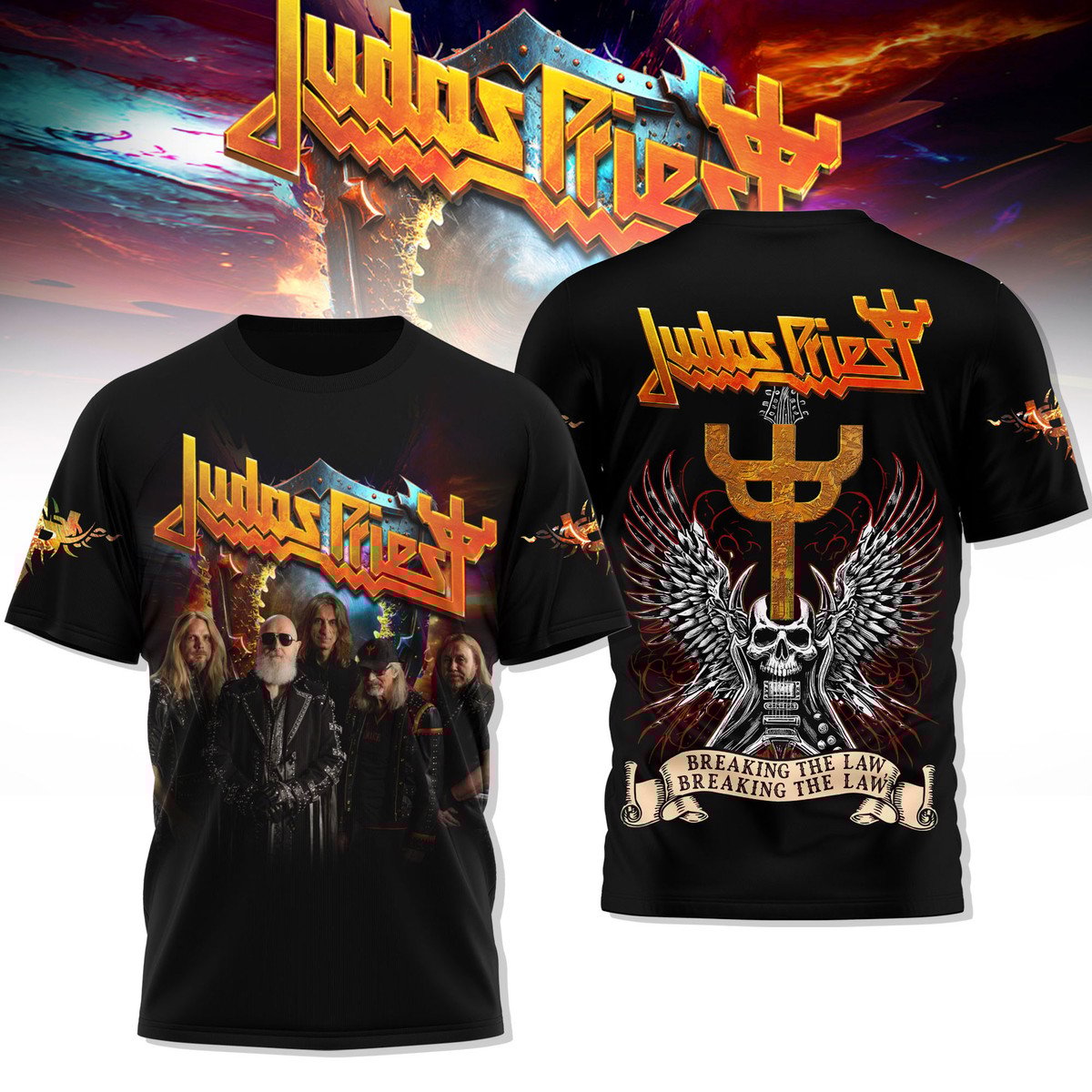 Judas Priest 2025 Breaking The Law Special Shirt Judas Priest 2025 Breaking The Law Special Shirt