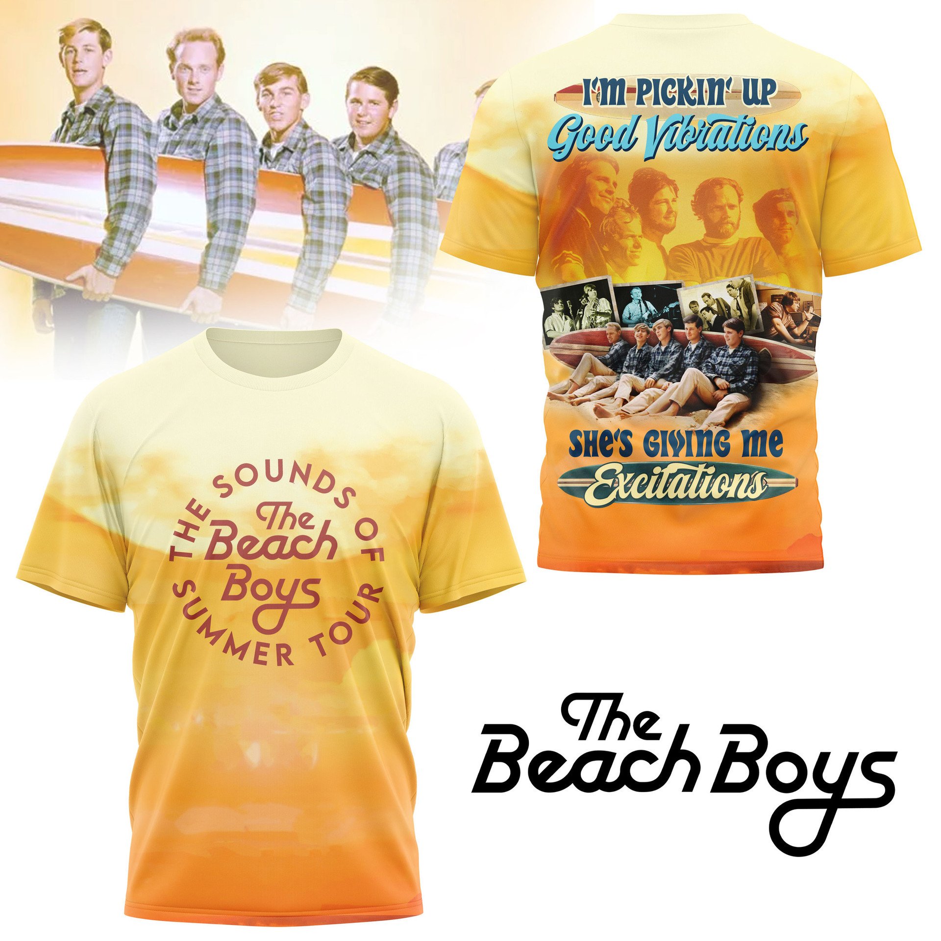 The Beach Boys "The Sound of Summer Tour 2025" Special Tee The Beach Boys "The Sound of Summer Tour 2025" Special Tee