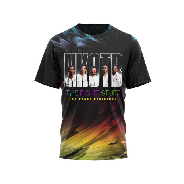 NKOTB The Right Stuff Las Vegas Residency 2025 Shirt NKOTB The Right Stuff Las Vegas Residency 2025 Shirt