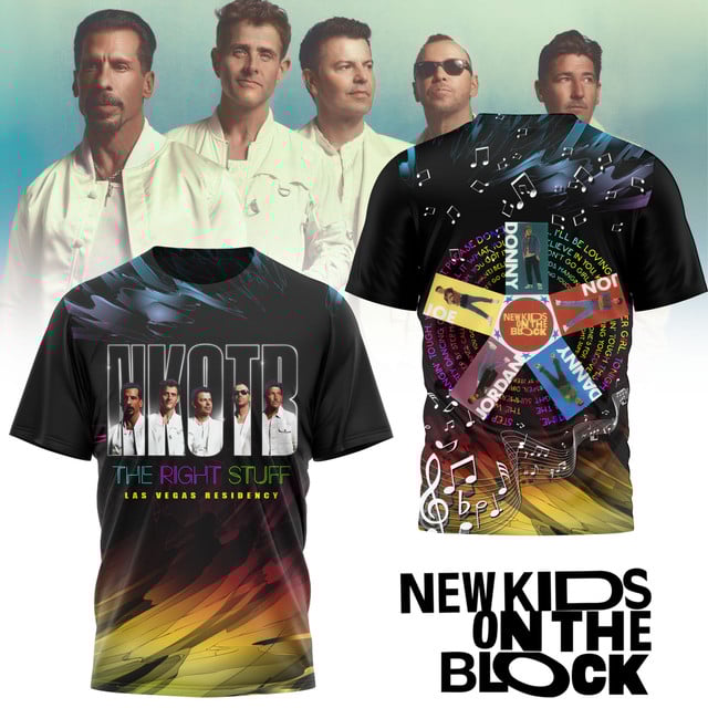 NKOTB The Right Stuff Las Vegas Residency 2025 Shirt NKOTB The Right Stuff Las Vegas Residency 2025 Shirt