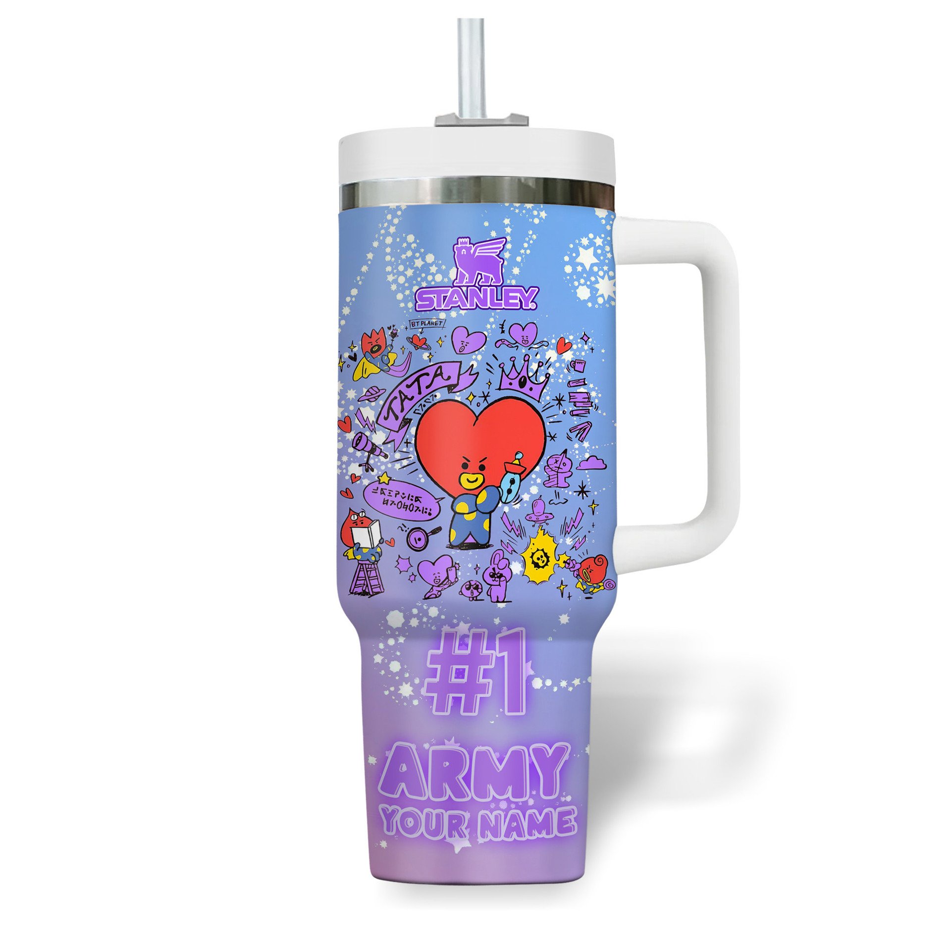 V BTS Home Again Festa 2025 Premium 40 oz Stanley Tumbler V BTS Home Again Festa 2025 Premium 40 oz Stanley Tumbler