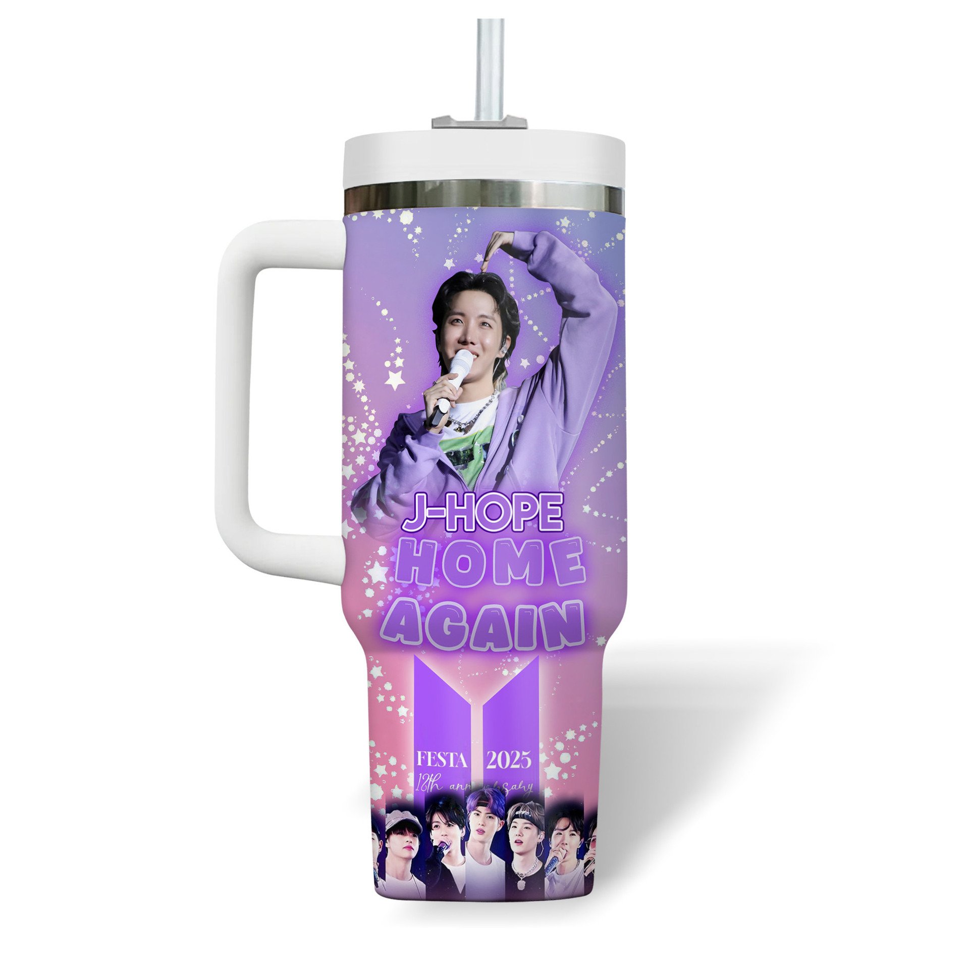 J-Hope BTS Home Again Festa 2025 Premium 40 oz Stanley Tumbler J-Hope BTS Home Again Festa 2025 Premium 40 oz Stanley Tumbler