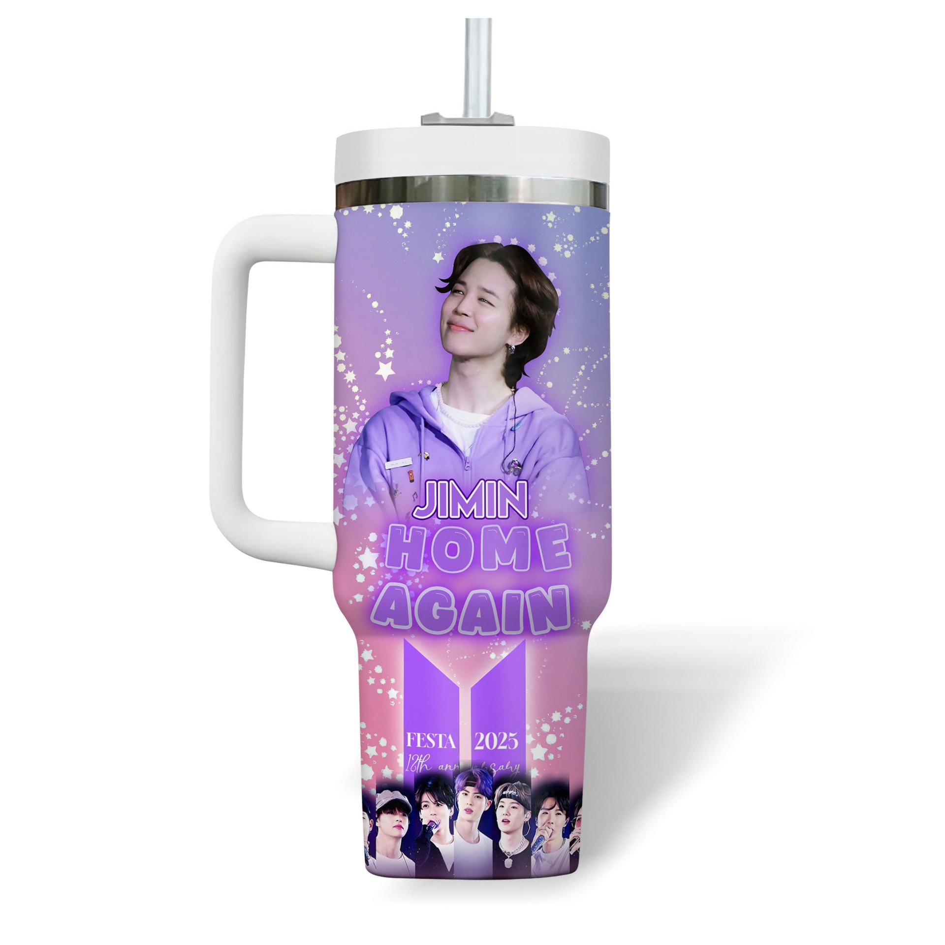 Jimin BTS Home Again Festa 2025 Premium 40 oz Stanley Tumbler Jimin BTS Home Again Festa 2025 Premium 40 oz Stanley Tumbler