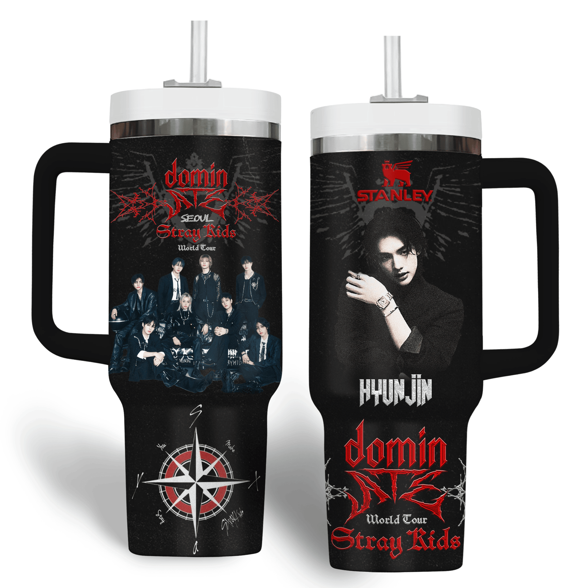 Hyunjin Stray Kids Dominate World Tour 2025 Premium Stanley Tumbler Hyunjin Stray Kids Dominate World Tour 2025 Premium Stanley Tumbler