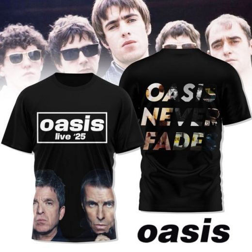 Oasis Live '25 Tour Never Fades Premium Shirt