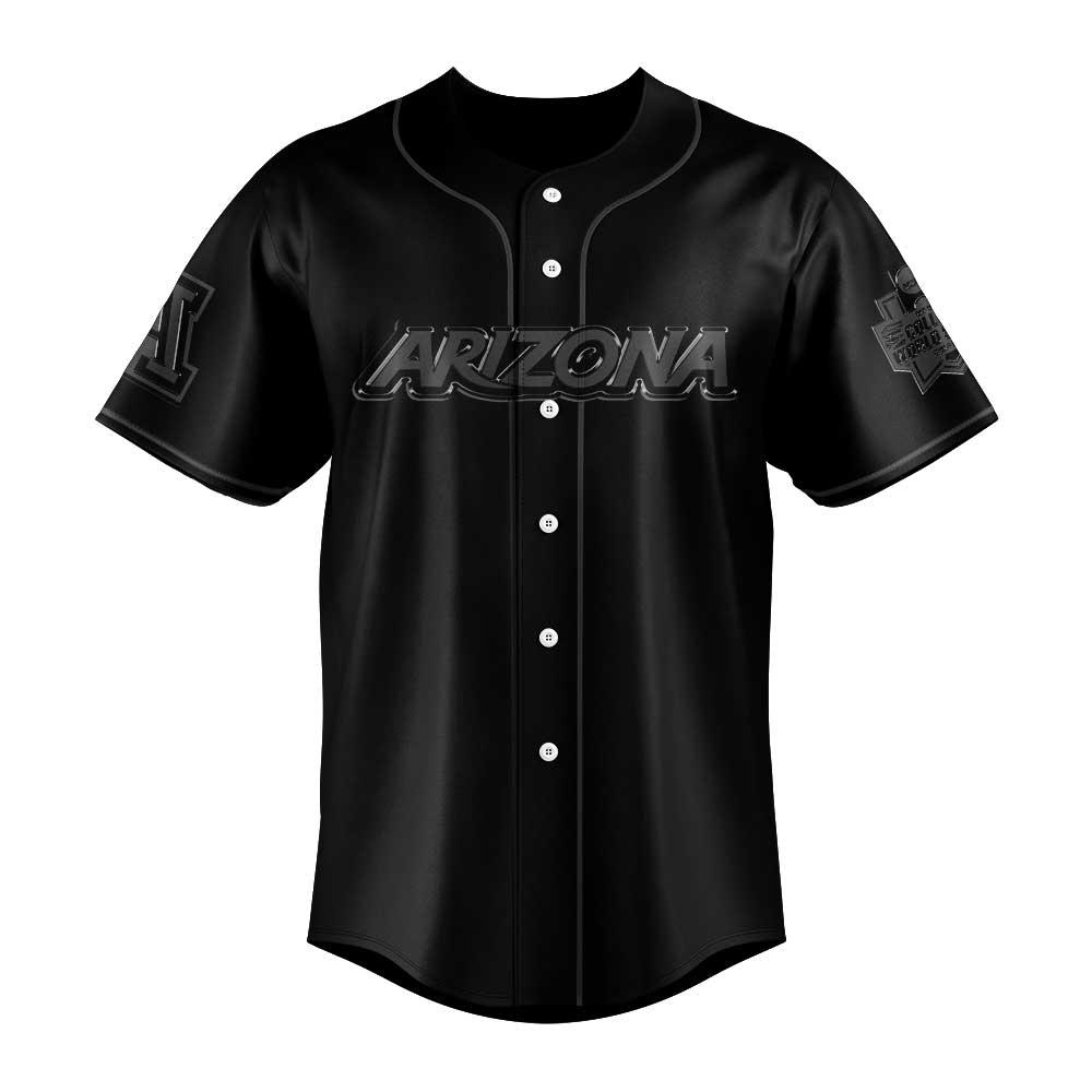 Arizona Wildcats Baseball x Back In Black Jersey 2025 Arizona Wildcats Baseball x Back In Black Jersey 2025