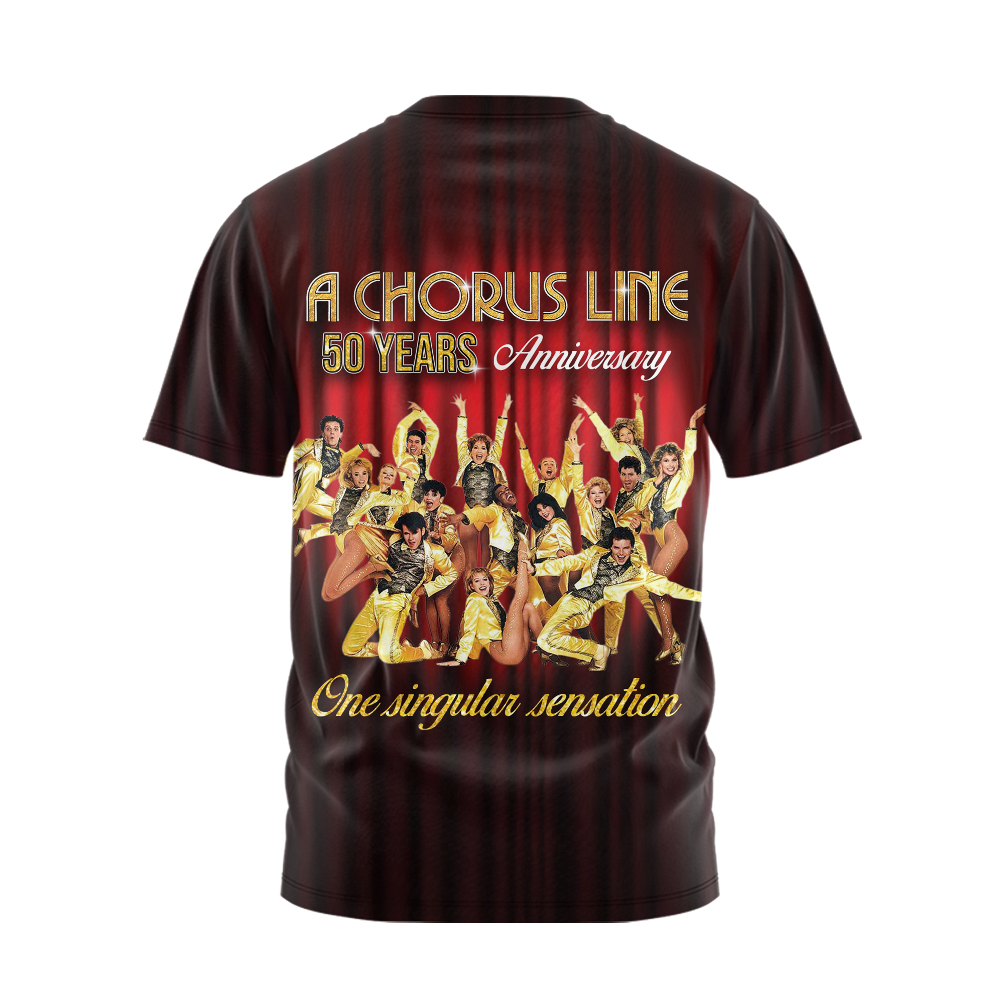 A Chorus Line 50 Years Anniversary 3D Shirt A Chorus Line 50 Years Anniversary 3D Shirt