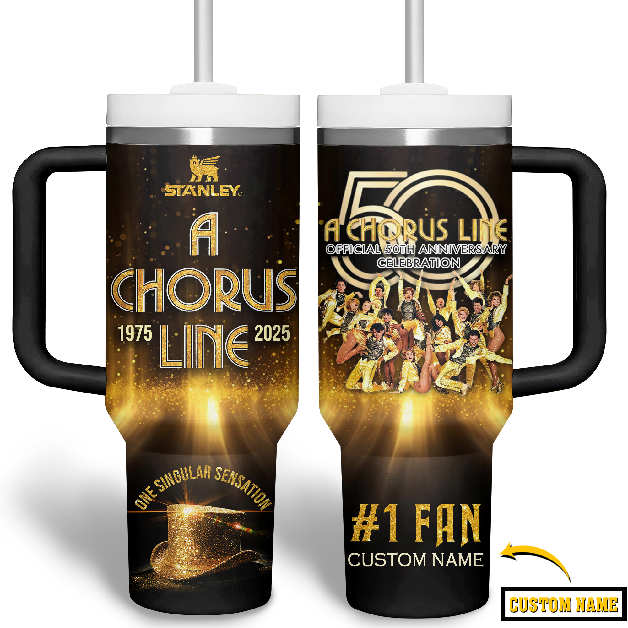 A Chorus Line 50 Years Anniversary Special Tumbler 40oz with Handle A Chorus Line 50 Years Anniversary Special Tumbler 40oz with Handle