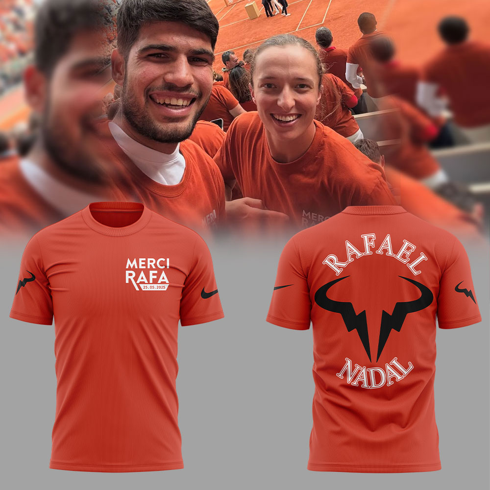 Merci Rafa’ at Rafael Nadal Roland Garros Tribute Special Tee Merci Rafa’ at Rafael Nadal Roland Garros Tribute Special Tee