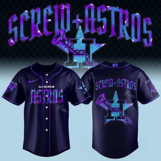 Texas Rangers Honor All-Time DJ Screw Limited Baseball Jersey