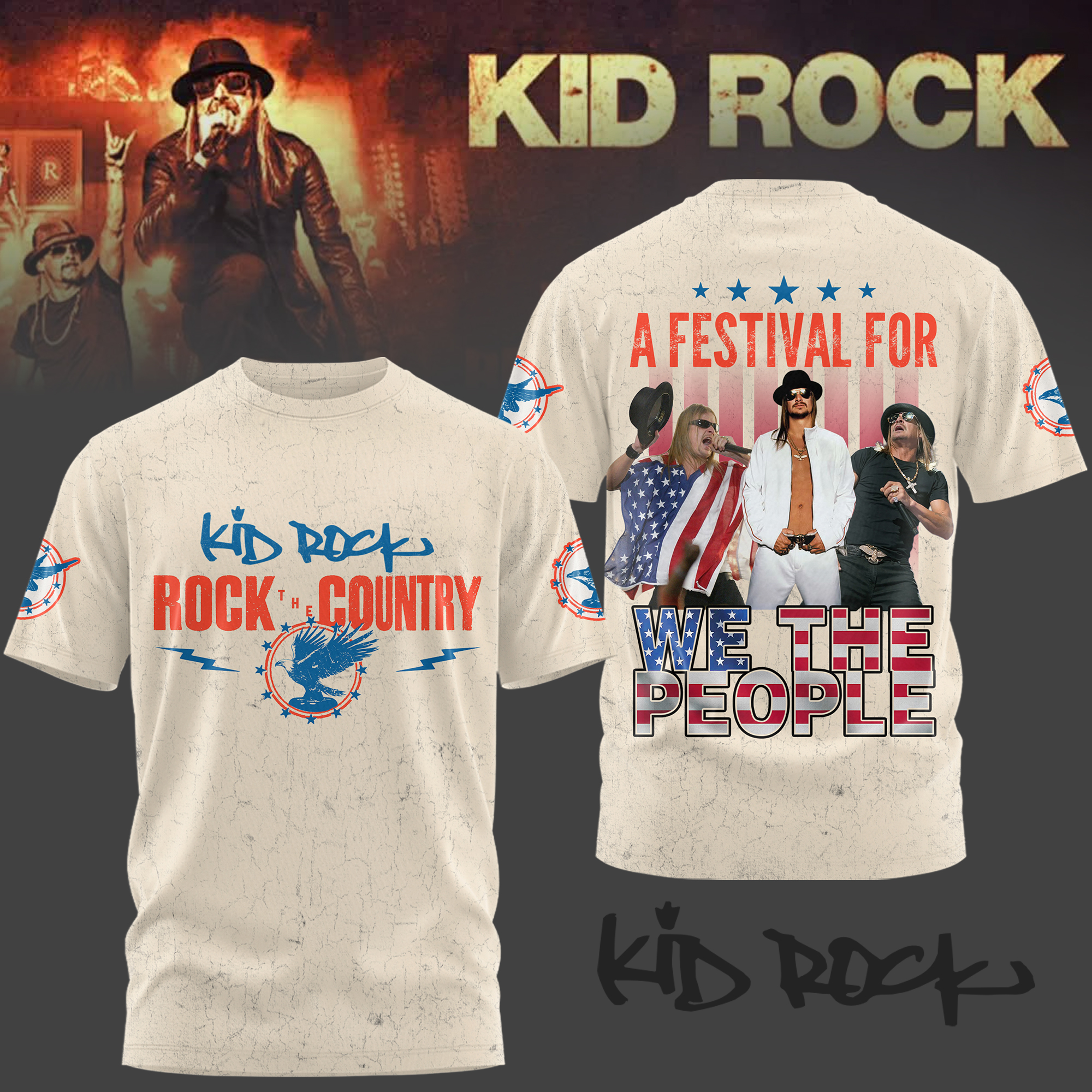 Kid Rock Band A Festival For We The People 2025 Shirt Kid Rock Band A Festival For We The People 2025 Shirt