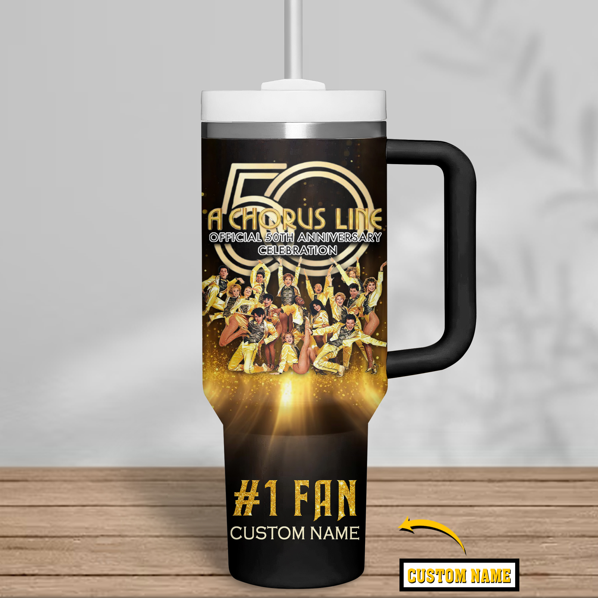A Chorus Line 50 Years Anniversary Special Tumbler 40oz with Handle A Chorus Line 50 Years Anniversary Special Tumbler 40oz with Handle