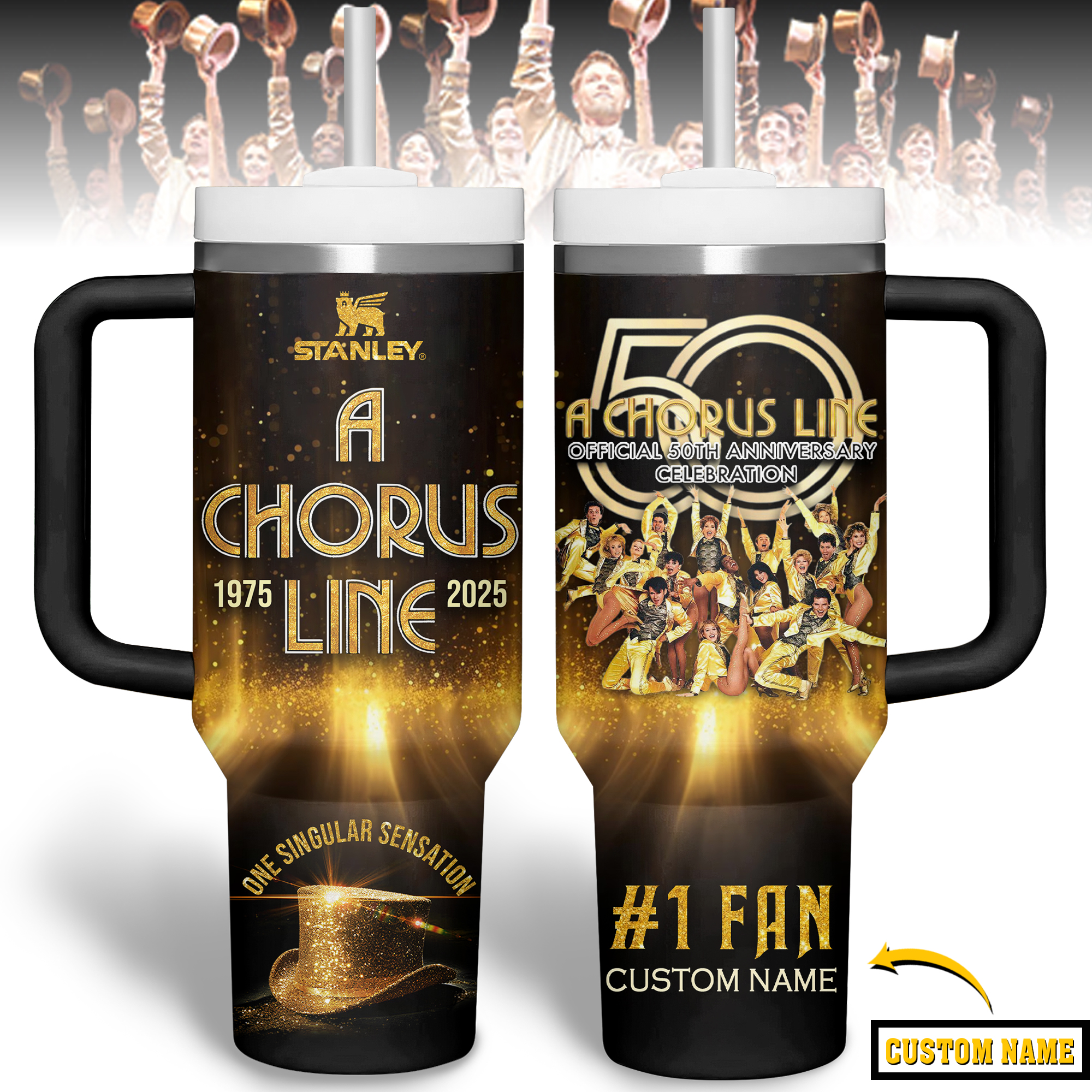 A Chorus Line 50 Years Anniversary Special Tumbler 40oz with Handle A Chorus Line 50 Years Anniversary Special Tumbler 40oz with Handle