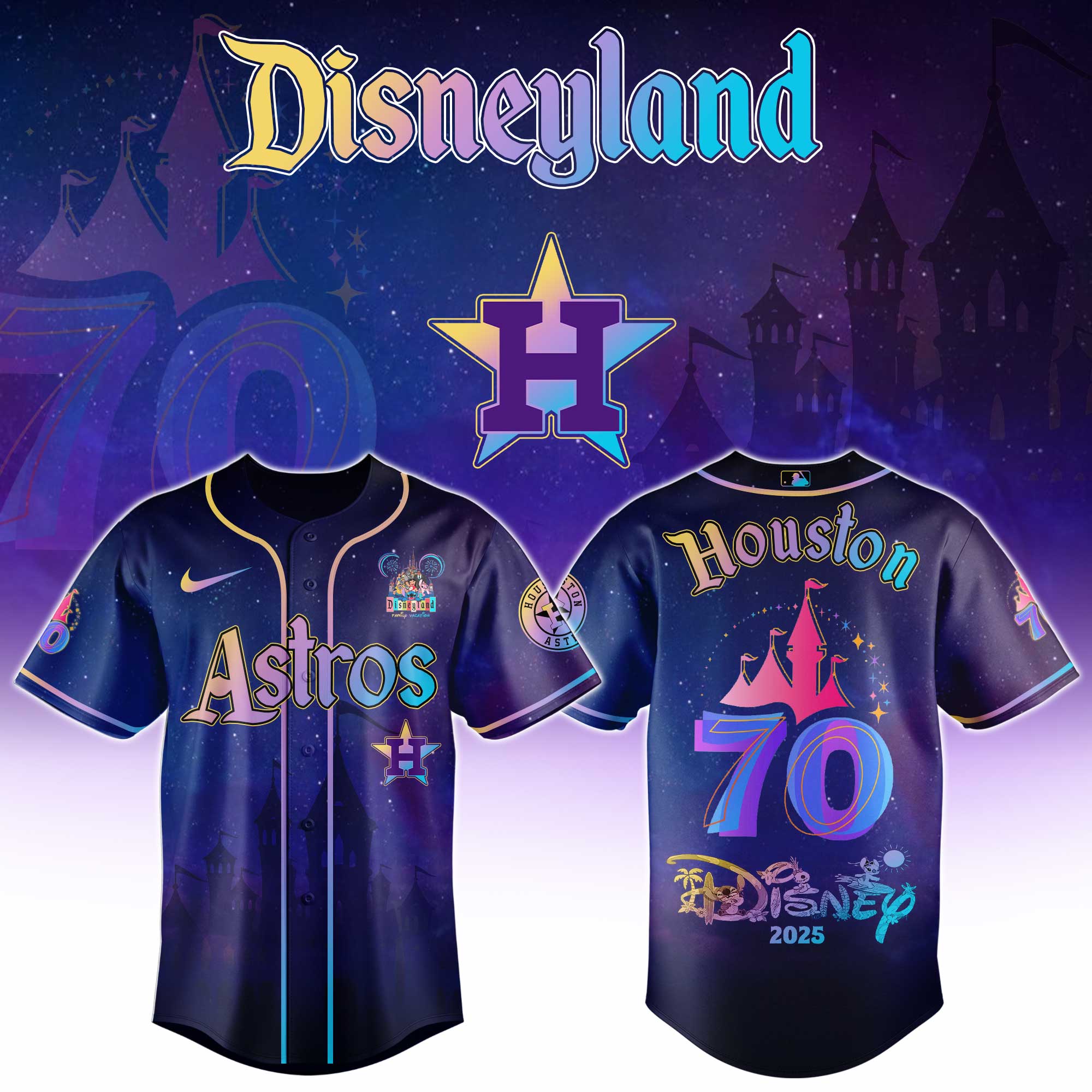 Houston Astros x Disneyland 70th Anniversary Jersey Houston Astros x Disneyland 70th Anniversary Jersey