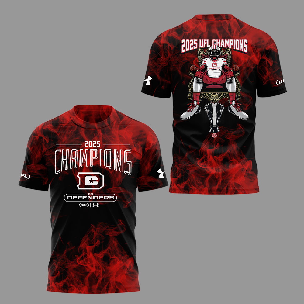 DC Defenders x 2025 UFL Champions Limited Edition Shirt DC Defenders x 2025 UFL Champions Limited Edition Shirt