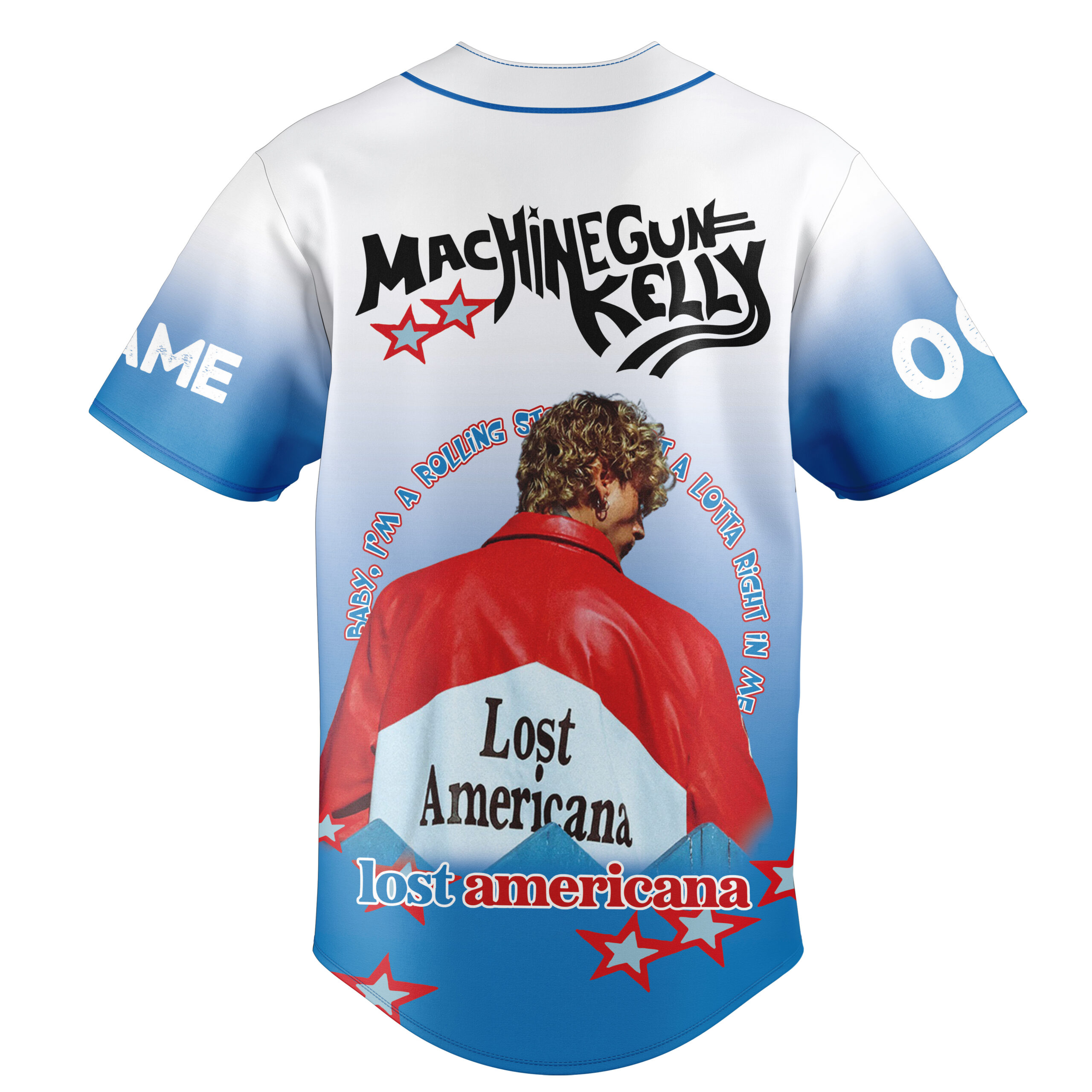 Machine Gun Kelly "Lost Americana" Custom Jersey Machine Gun Kelly "Lost Americana" Custom Jersey