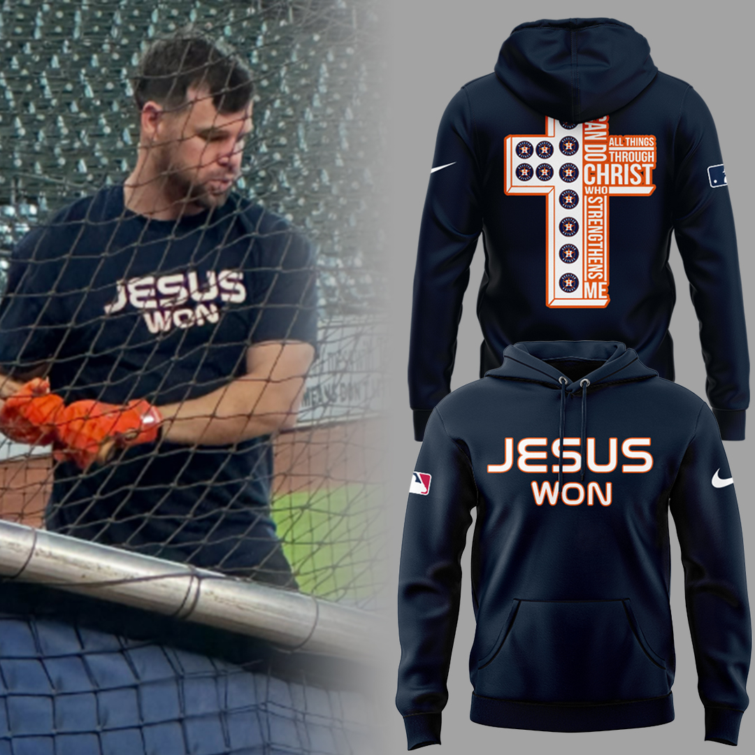 Houston Astros x Jesus Won Special Hoodie Houston Astros x Jesus Won Special Hoodie