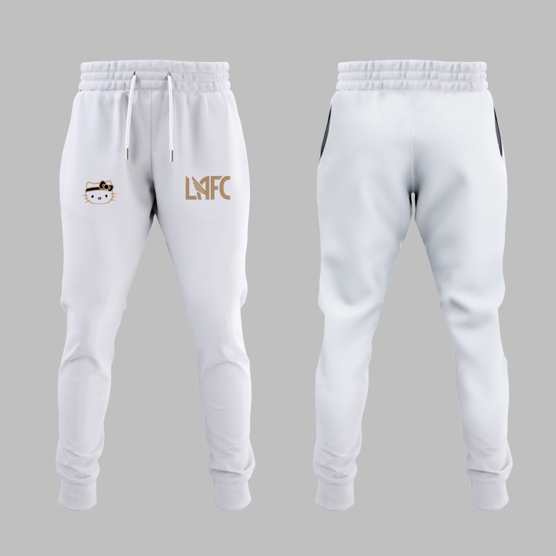 Los Angeles FC x Hello Kitty Night 2025 Premium White Hoodie Set Los Angeles FC x Hello Kitty Night 2025 Premium White Hoodie Set