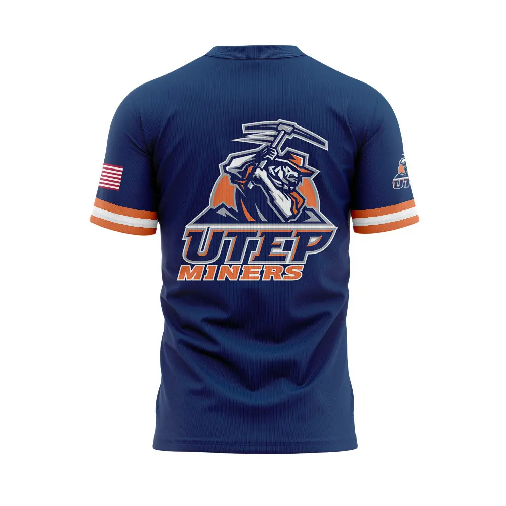 UTEP Miners Football NCAA Uniform T-shirt UTEP Miners Football NCAA Uniform T-shirt
