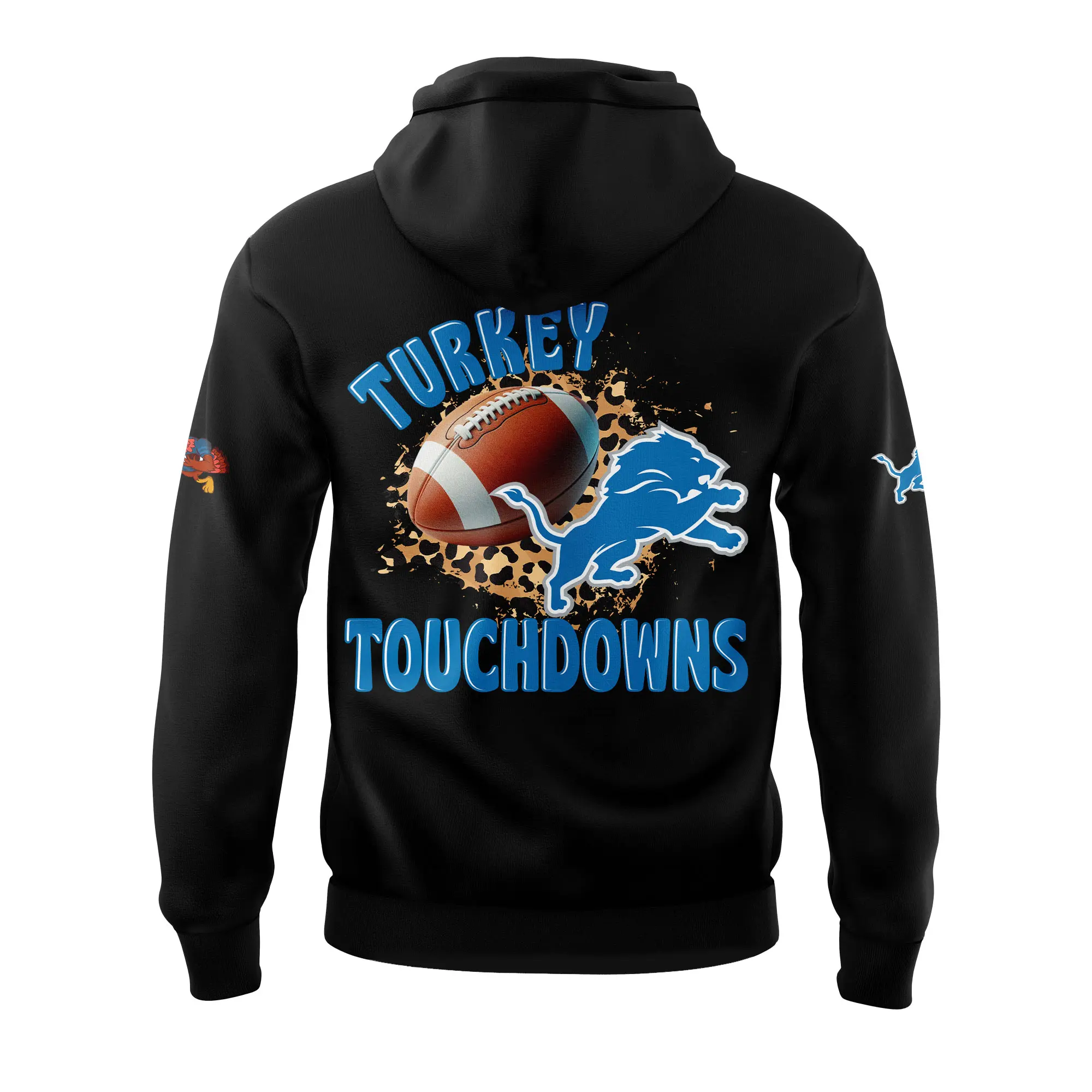 Detroit Lions NFL Happy Thanksgiving Day Hoodie Detroit Lions NFL Happy Thanksgiving Day Hoodie