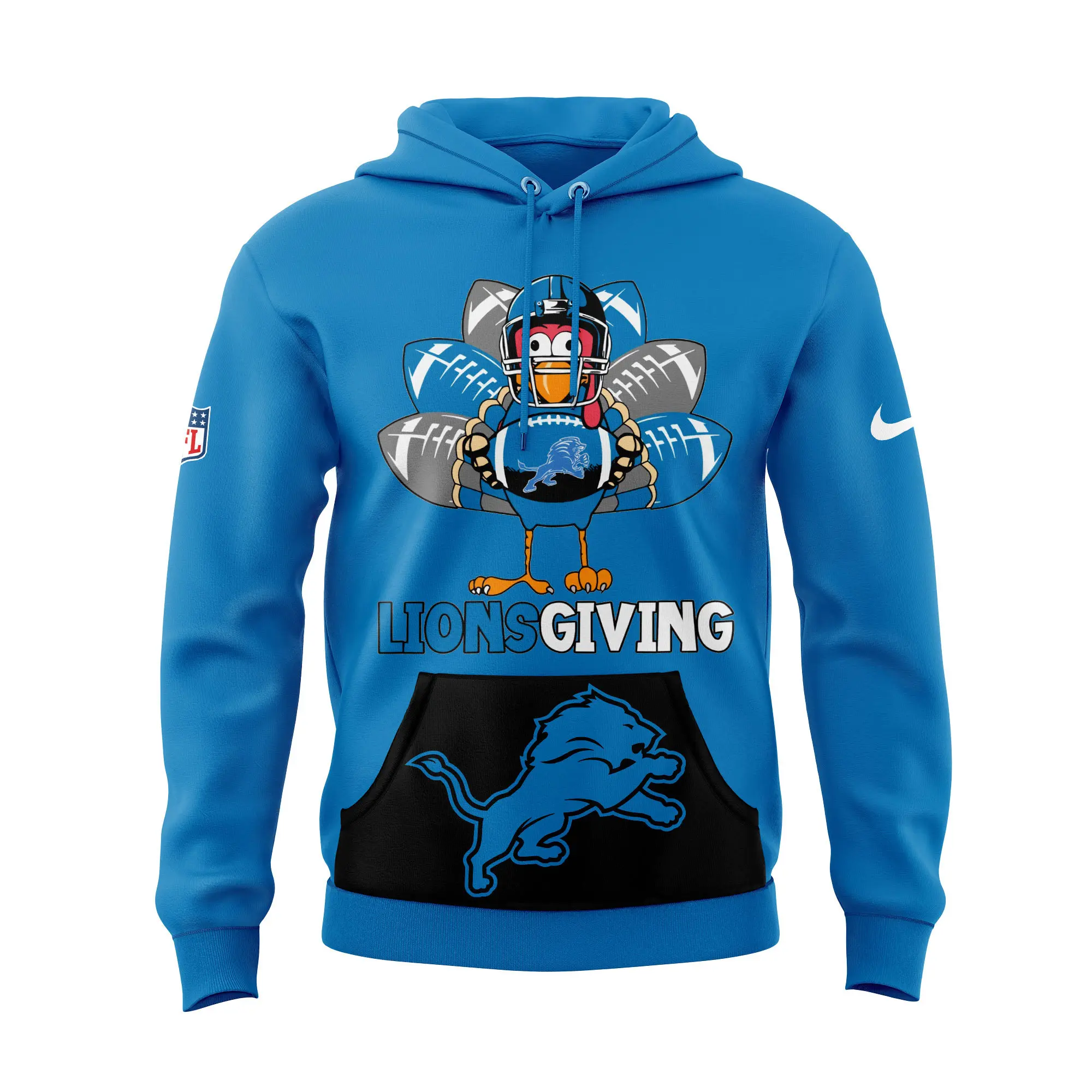 Detroit Lions NFL Thanksgiving Day Hoodie Detroit Lions NFL Thanksgiving Day Hoodie