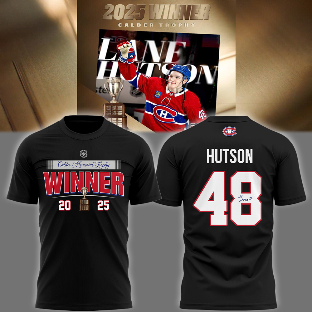 Montreal Canadiens Winner Calder Trophy 2025 Special Shirt Montreal Canadiens Winner Calder Trophy 2025 Special Shirt