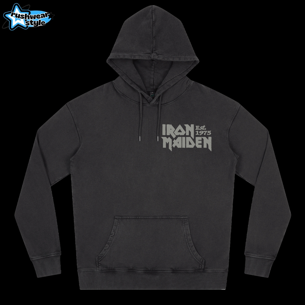 50th Logo Stamp Stonewashed Black Pullover Hoodie 50th Logo Stamp Stonewashed Black Pullover Hoodie