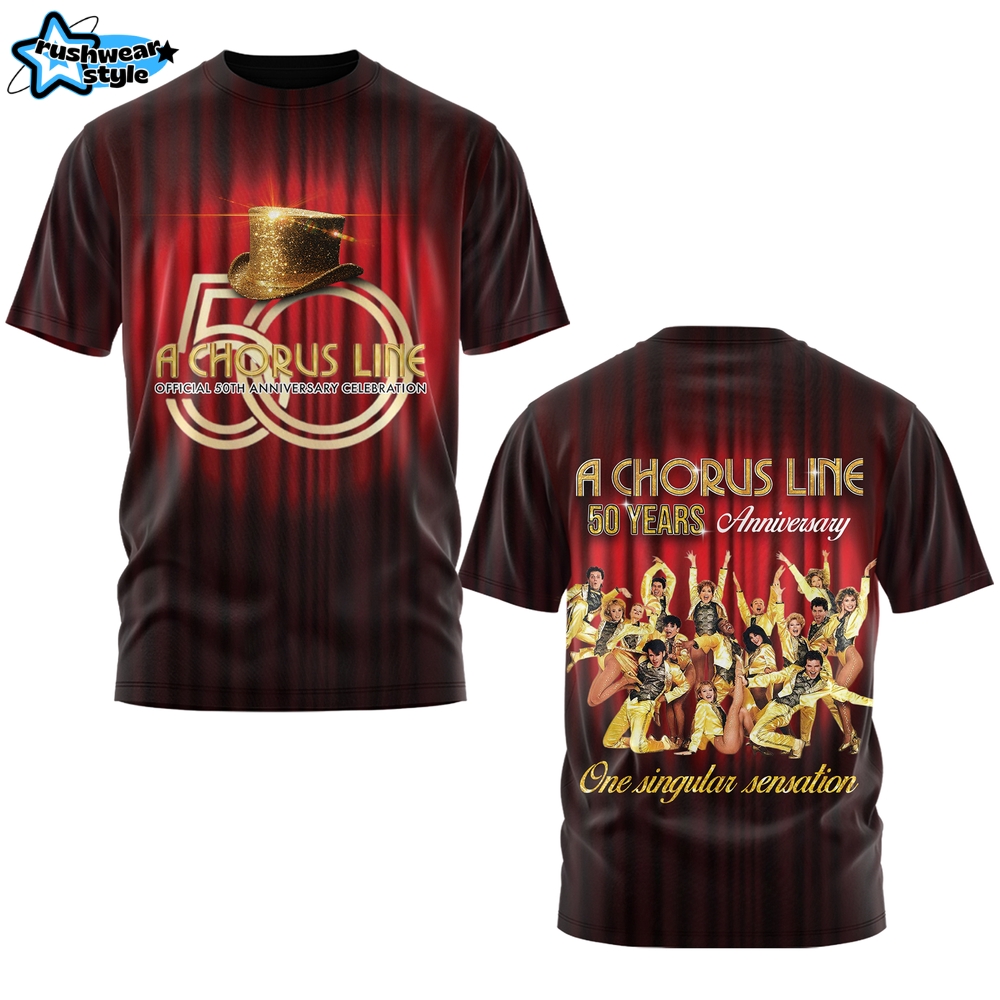 A Chorus Line Official 50th Anniversary Celebration Premium 2025 Shirt A Chorus Line Official 50th Anniversary Celebration Premium 2025 Shirt