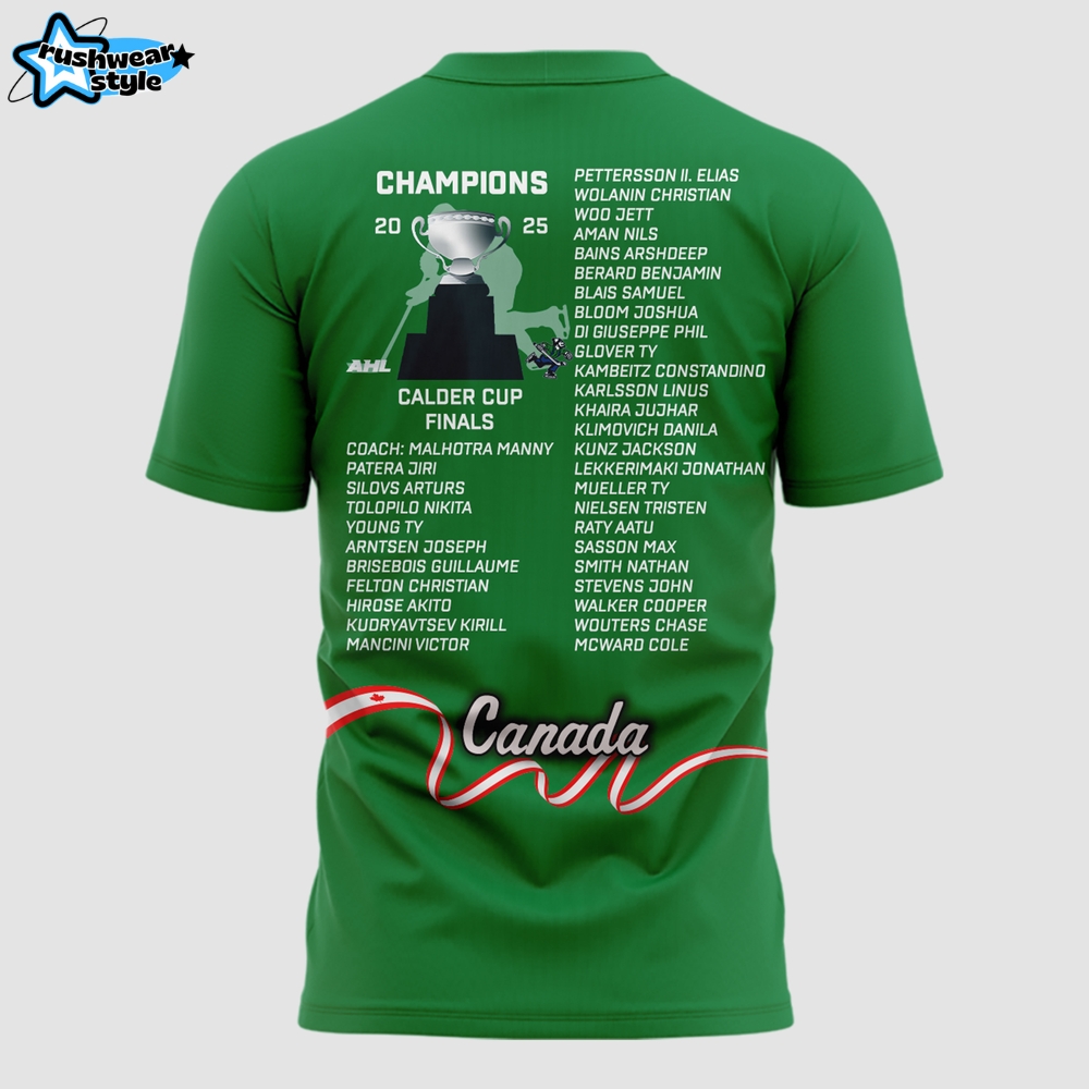 Abbotsford Canucks 2025 Calder Cup Champions Shirt Abbotsford Canucks 2025 Calder Cup Champions Shirt