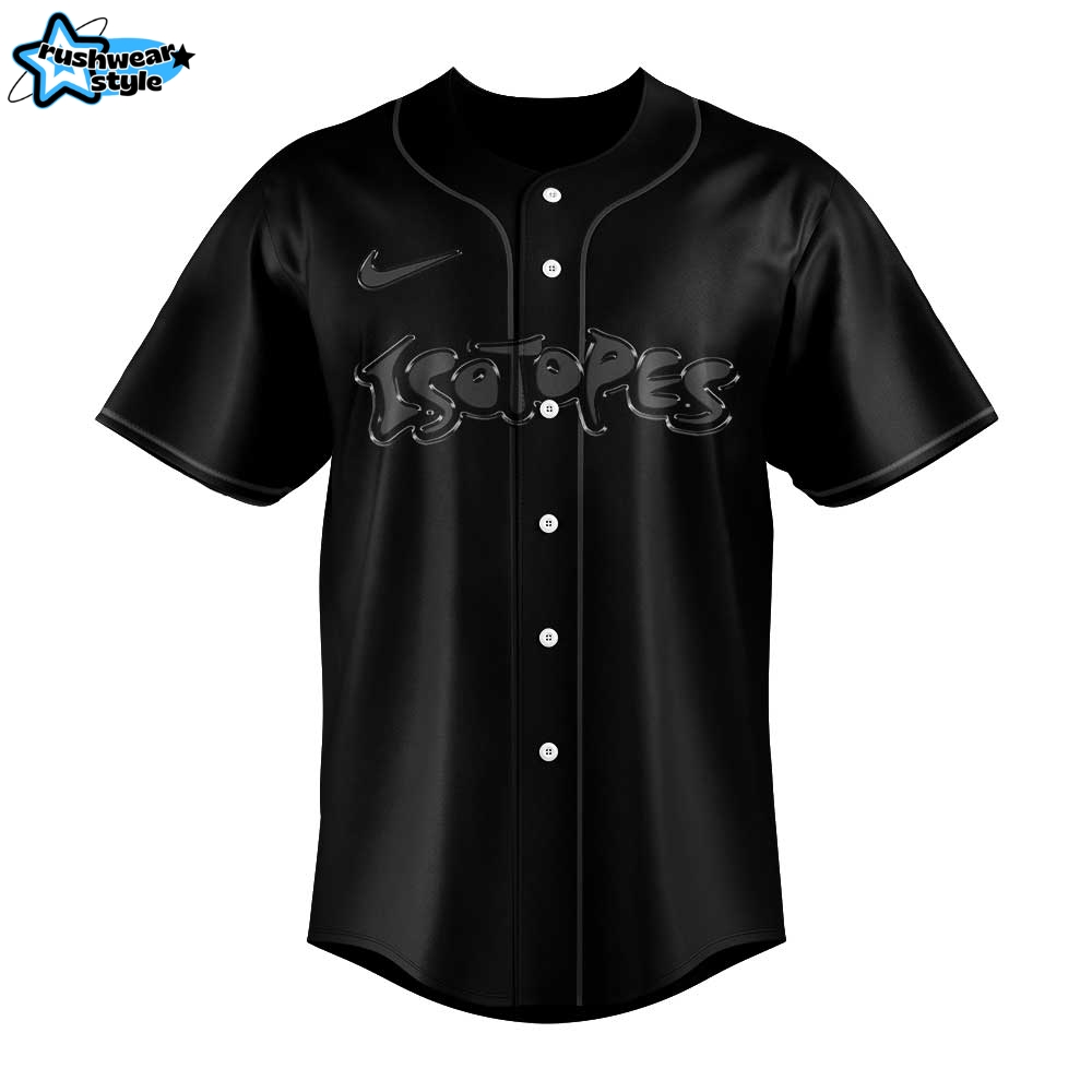 Albuquerque Isotopes x Back In Black 2025 Baseball Jersey Albuquerque Isotopes x Back In Black 2025 Baseball Jersey