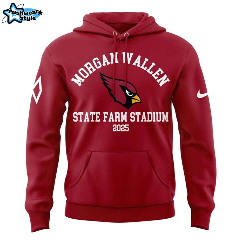 Arizona Cardinals x Morgan Wallen "I'm The Problem Tour" 2025 Special Hoodie Arizona Cardinals x Morgan Wallen "I'm The Problem Tour" 2025 Special Hoodie